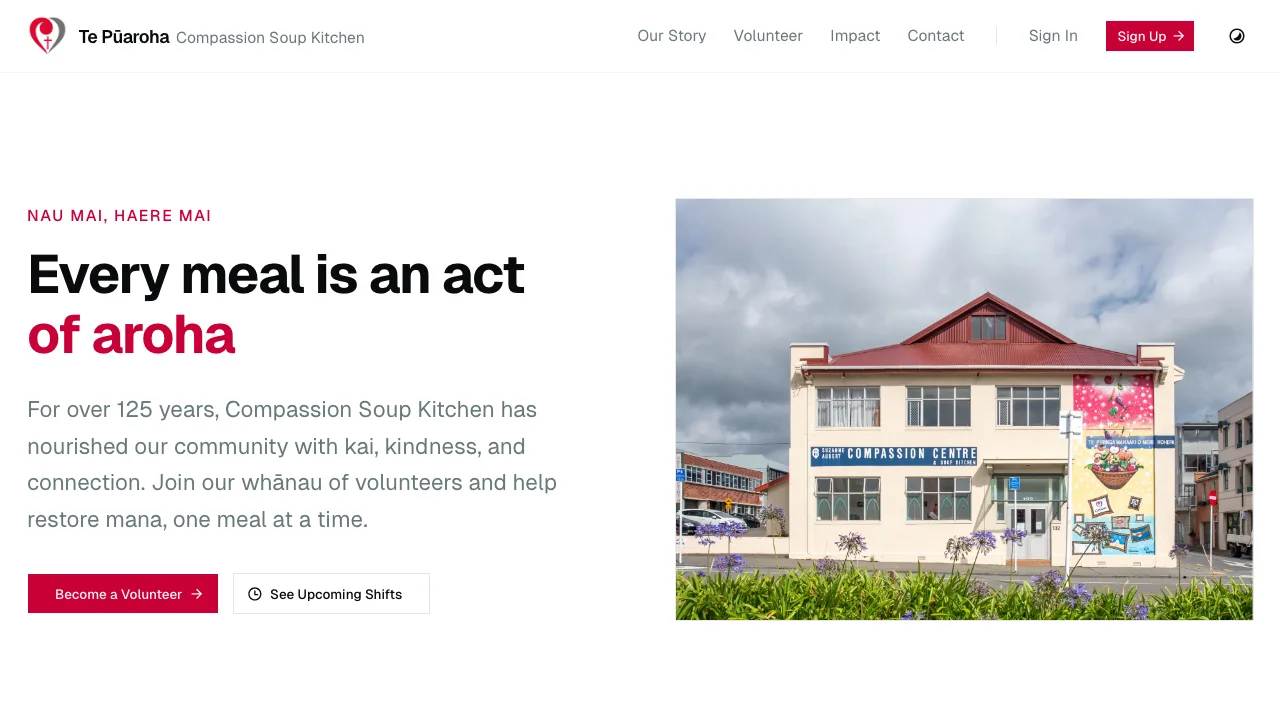 Compassion Soup Kitchen - Volunteer App screenshot